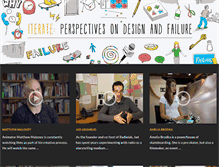 Tablet Screenshot of designandfailure.com